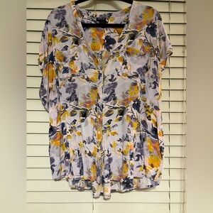 TORRID Rayon Slub Button-Front Dolman Top. Size 2